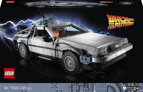 LEGO Icons 10300 Aikakone Paluu tulevaisuuteen ‑elokuvasta