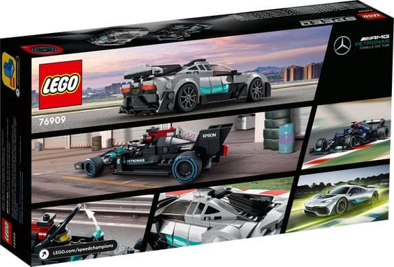 LEGO Speed Champions Mercedes-AMG F1 W12 E Performance och Mercedes-AMG Project One 76909