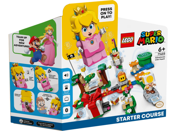 LEGO Super Mario 71403 Super Mario™ Äventyr med Peach – Startbana 71403 Byggset