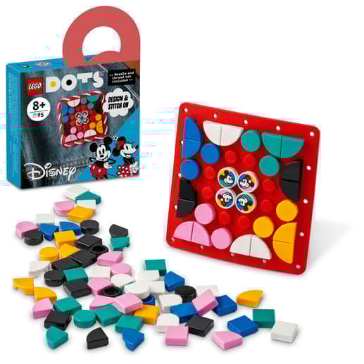 LEGO DOTS Musse Pigg och Mimmi Pigg Tygmärke 41963