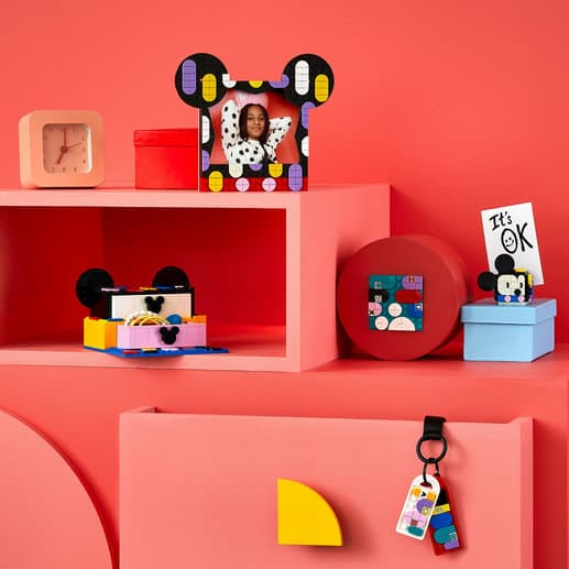 LEGO DOTS Musse Pigg och Mimmi Pigg Skolpyssellåda 41964