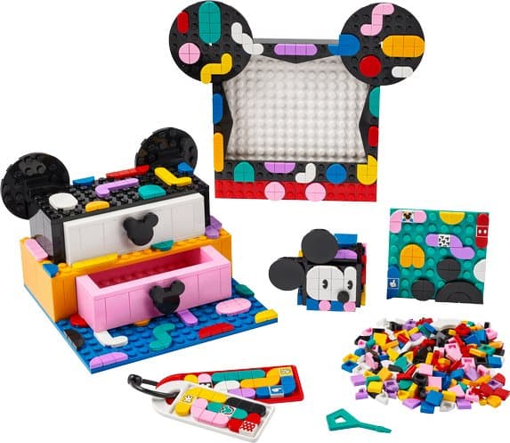 LEGO DOTS Musse Pigg och Mimmi Pigg Skolpyssellåda 41964