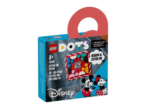 LEGO® DOTS Disney Musse Pigg och Mimmi Pigg Tygmärke 41963