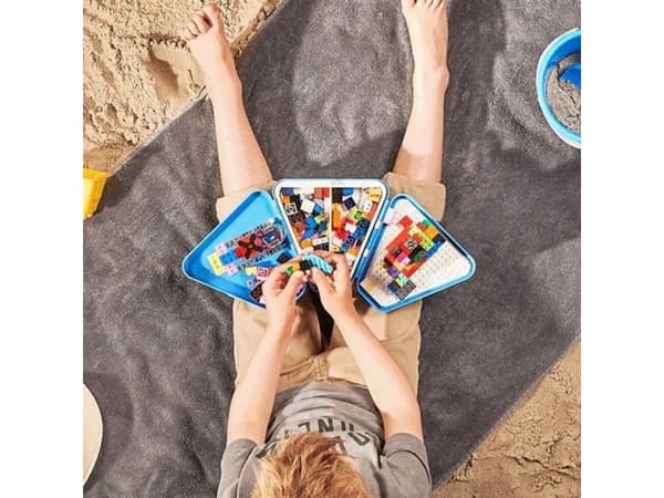 Trunki Kannettava laatikko, TeeBee lelusäiliö - punainen