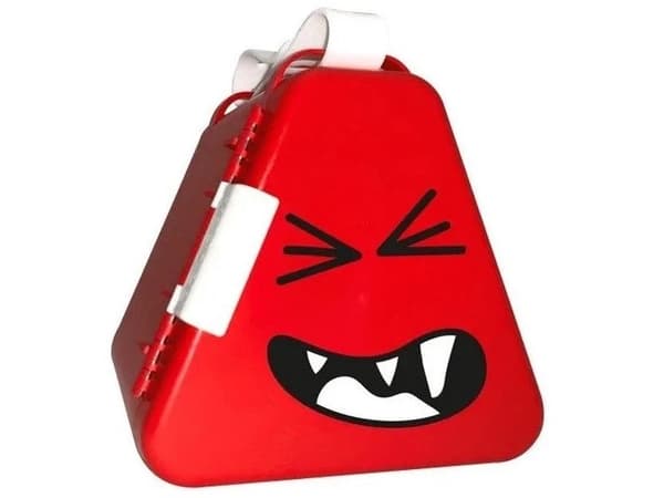 Trunki Kannettava laatikko, TeeBee lelusäiliö - punainen