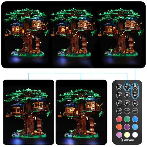 Belysning till 21318 Ideas Treehouse LGK82_2