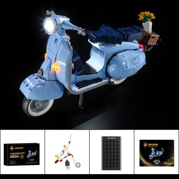 Belysning till 10298 Icons Vespa 125 LGK502