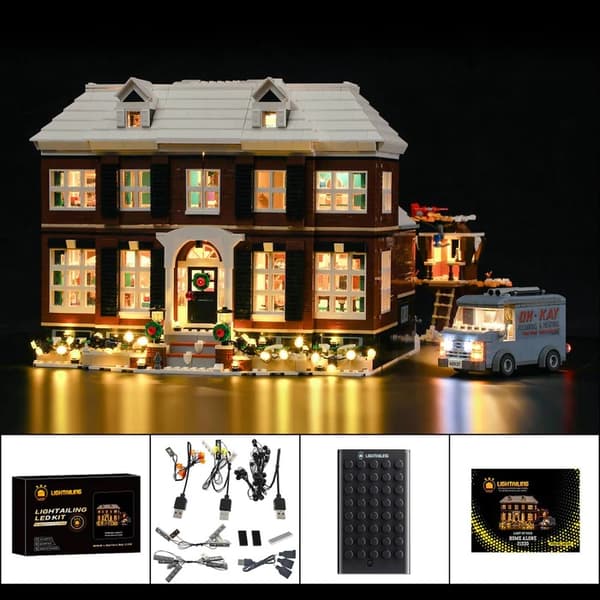 Belysning till LEGO Ideas Home Alone 21330 LGK477
