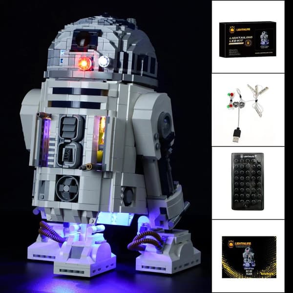 Belysning till Star Wars R2-D2 75308 LGK443