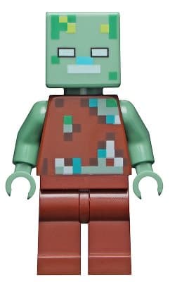 LEGO Minecraft Drowned Zombie MIN088