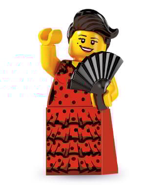 LEGO Flamencodansös COL086