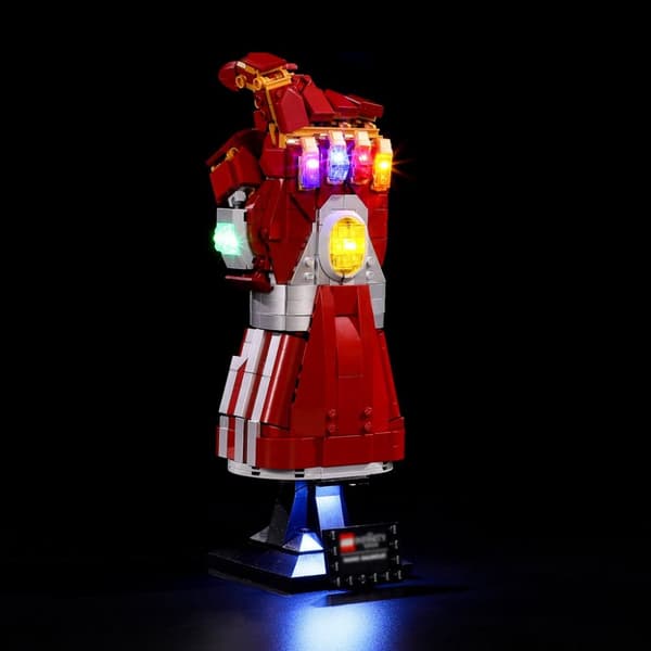 Belysning till 76223 Super Heroes Nanohandsken LGK542