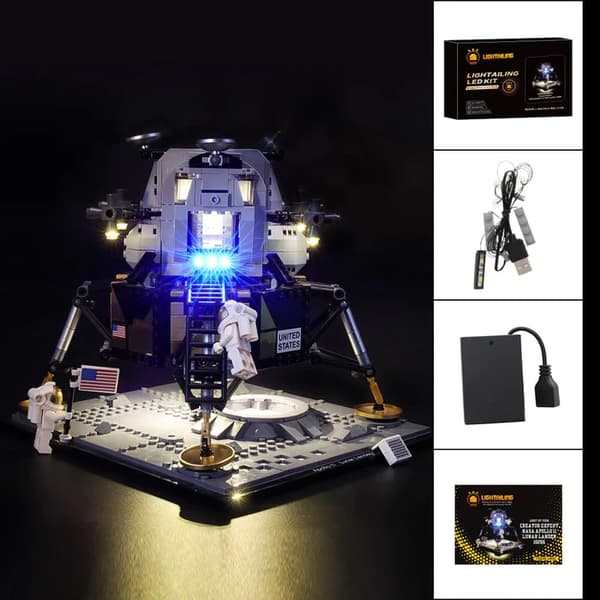Belysning till 10266 Creator NASA Apollo 11 Lunar Lander LGK211