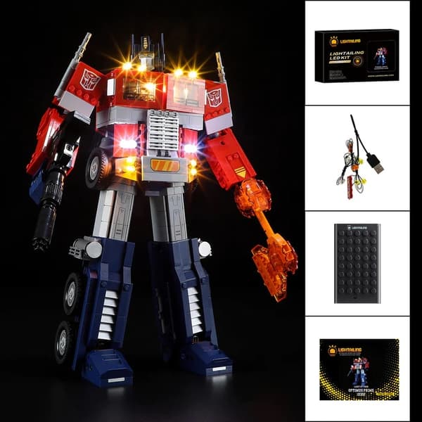 Belysning till 10302 Icons Optimus Prime LGK523