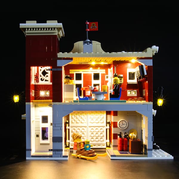 Belysning till Winter Village Fire Station 10263 LGK91