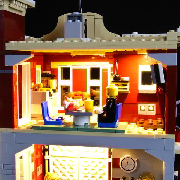 Belysning till Winter Village Fire Station 10263 LGK91