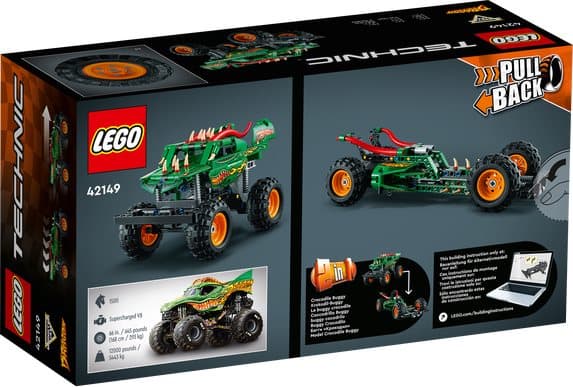 LEGO Technic Monster Jam Dragon 42149