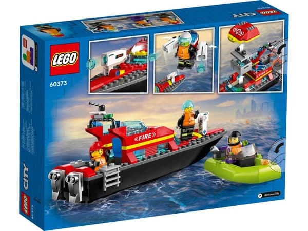 LEGO® City Brandräddningsbåt 60373