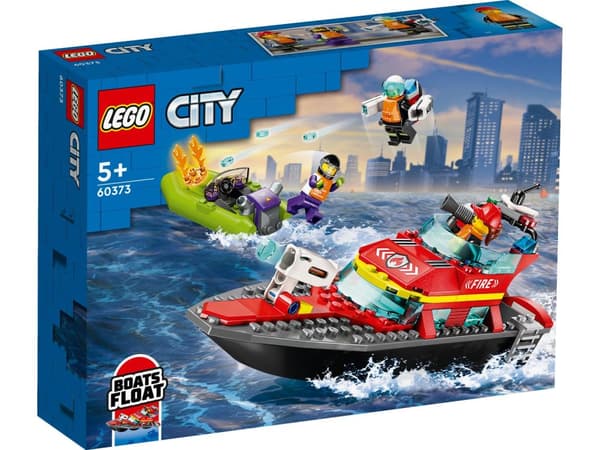 LEGO® City Brandräddningsbåt 60373