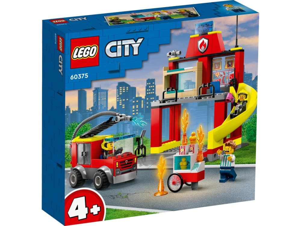 LEGO® City Brandstation och brandbil 60375