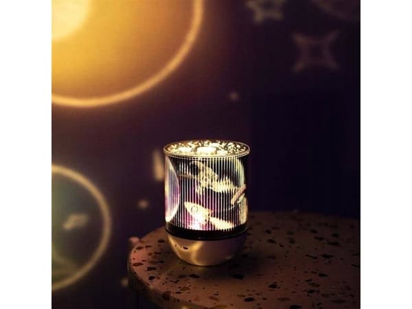 OEM NIGHT LAMP WITH PROJECTOR + BLUETOOTH 3 COLORS OF LIGHT + REMOTE CONTROL