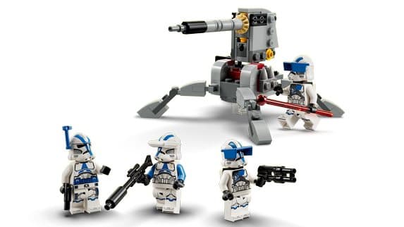 LEGO Star Wars 501st Clone Troopers Battle Pack 75345