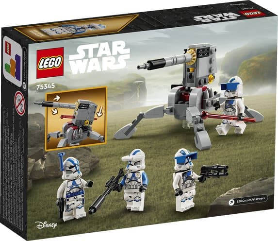 LEGO Star Wars 501st Clone Troopers Battle Pack 75345