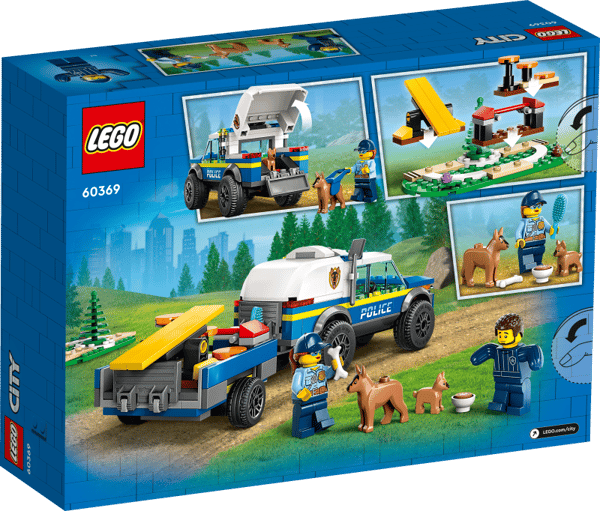 LEGO City 60369 Siirrettävä poliisikoirien koulutusrata