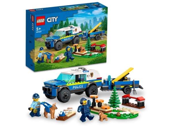 LEGO City 60369 Siirrettävä poliisikoirien koulutusrata
