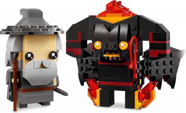 LEGO Brick Headz Gandalf the Grey & Balrog 40631