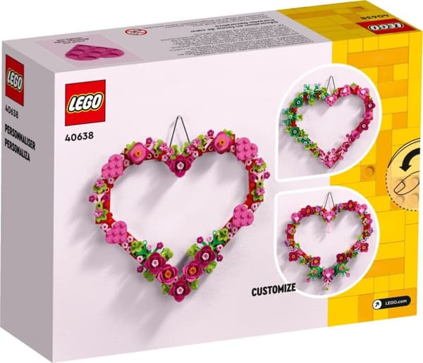 LEGO Hjärtdekoration 40638