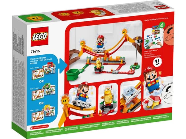LEGO® Super Mario™ Åktur på lavavågen Expansionsset 71416