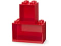 Pikkukuva 2 / 3: LEGO Brick 4 &amp; 8 hyllyt 2 kpl punainen