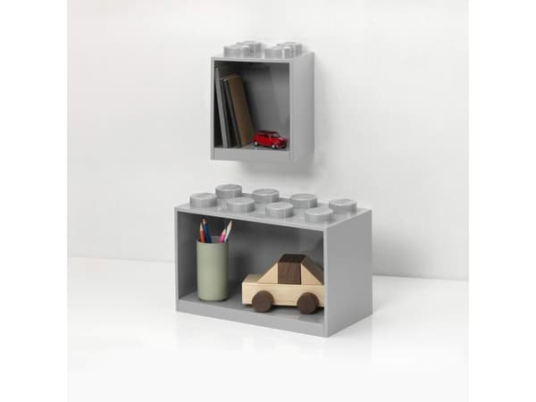 Room Copenhagen LEGO Regal Brick Shelf 8+4 Set 41171740 hellgrau 2 Regale (41171740)
