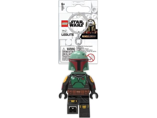 Lego Star Wars LGL-KE188 Boba Fett -avaimenperä taskulampulla varustettuna