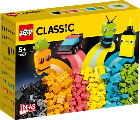LEGO Classic Kreativt skoj med neonfärger 11027