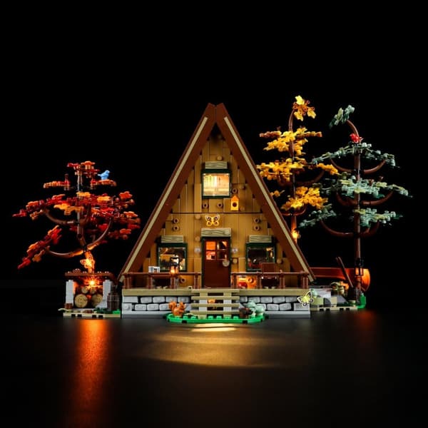 Belysning till Ideas A-frame-stuga 21338 LGK566