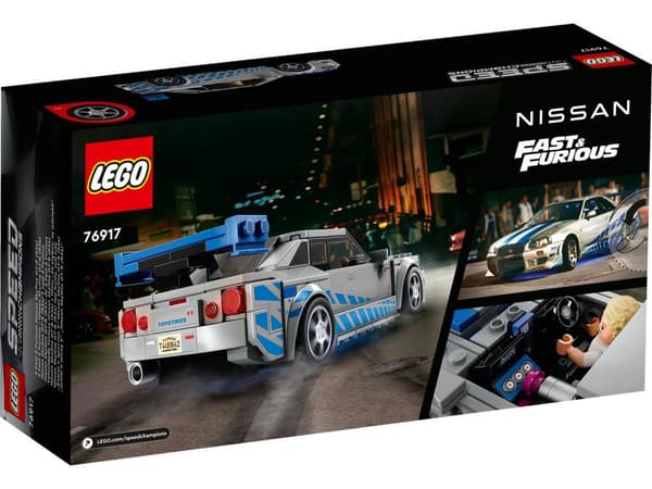 LEGO® Speed Champions 2 Fast 2 Furious Nissan Skyline GT-R (R34) 76917