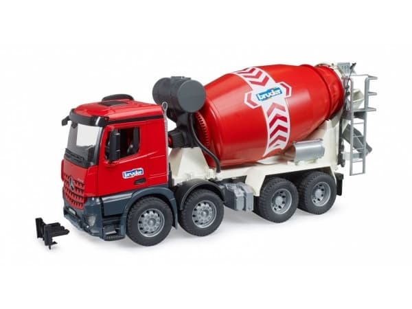 BRUDER MB Arocs Betonmisch LKW, Betongblandebil, 4 år, Akrylonitril-butadien-styren (ABS), Plast, Rød, Hvit
