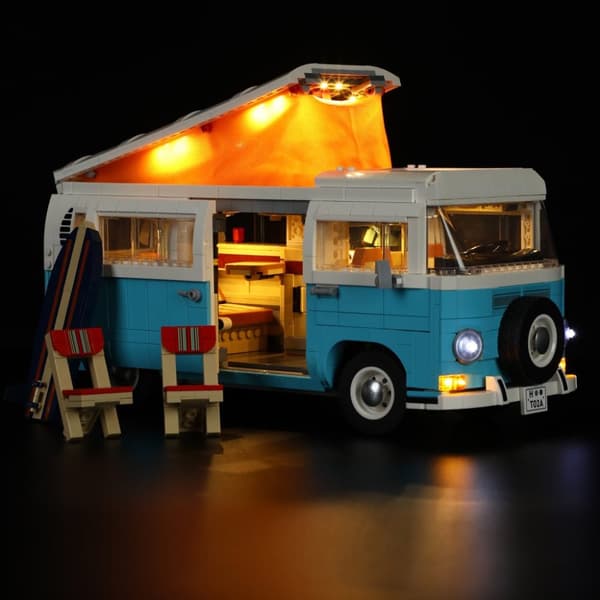 Belysning till Creator Expert Volkswagen T2 Camper Van 10279 LGK462