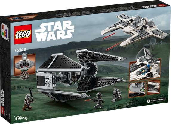 LEGO Star Wars Mandalorian Fang Fighter vs TIE Interceptor 75348