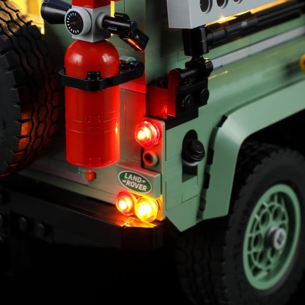 Belysning till Icons Land Rover Classic Defender 90 10317 LGK584