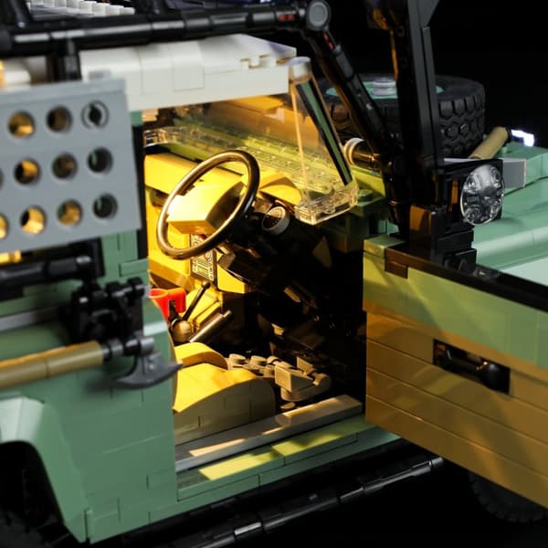 Belysning till Icons Land Rover Classic Defender 90 10317 LGK584