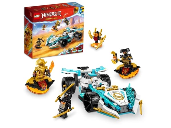 LEGO Ninjago 71791 Lohikäärmevoiman Zane – spinjitzu-kilpa-auto