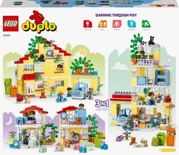 LEGO DUPLO 3in1 Familjehus 10994