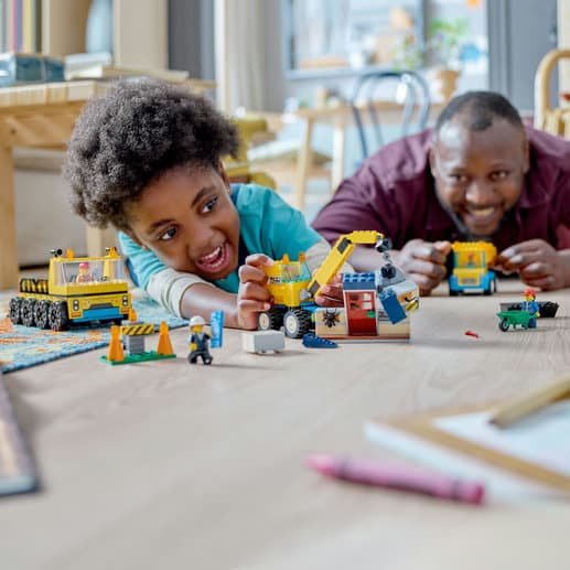 LEGO City 4+ Byggfordon och kran med rivningskula 60391