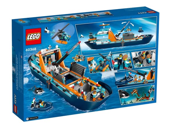LEGO City 60368 Polarutforskare och skepp