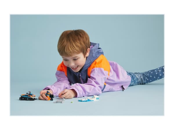 LEGO City 60376 Polarutforskare och snöskoter
