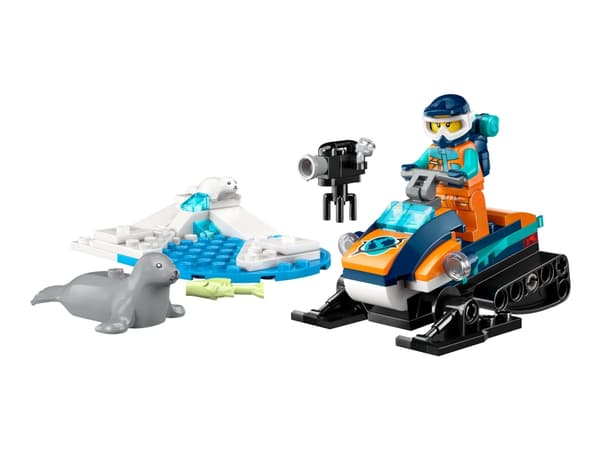 LEGO City 60376 Polarutforskare och snöskoter