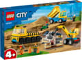 Miniatyrbilde 1 av 3: Anleggsmaskiner og kran med rivningskule LEGO®  City (60391)